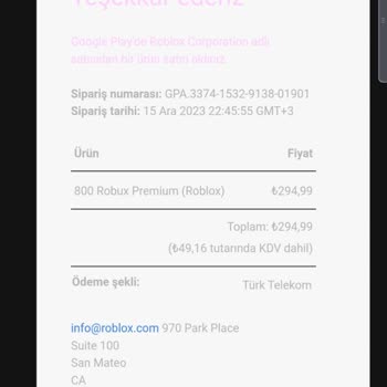 Türk Telekom Oyun İçi Satın Alma İptali