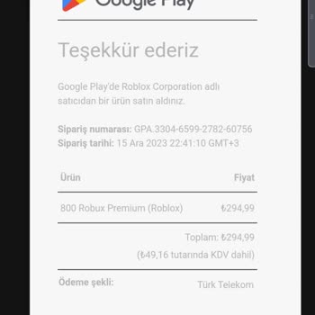 Türk Telekom Oyun İçi Satın Alma İptali