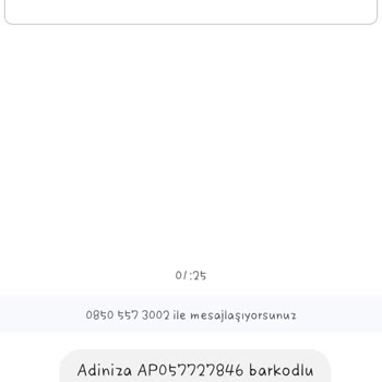 0850 557 30 02 Gelen Mesaj