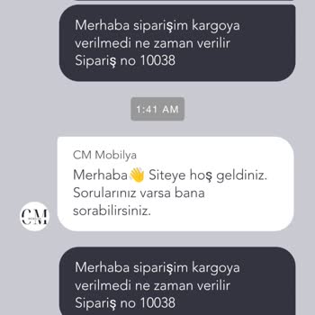 Cm Mobilya İletişimine Hiçbir Şekilde Ulaşamıyorum.