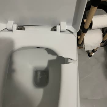 Creavit Lr360 Marka Klozetin Oturma Kapağı Kırılması