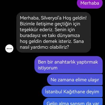 Silveryol Elime Ulaşmayan Anahtarlık