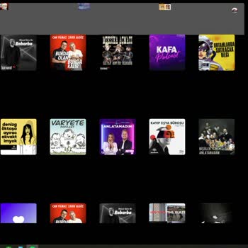 Spotify Windows Arayüzü Yarı Karanlık
