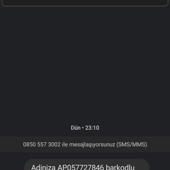 PTT Kargo Bilmediğim Numaradan Gelen Sahte Bildirim