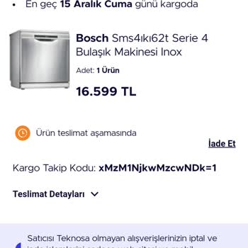Van Horoz Lojistik Ürün Teslimi Sorunu