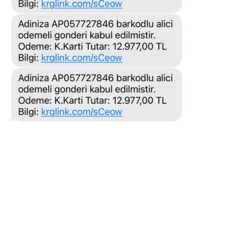 PTT Kargo 0850 Li Numaradan Gelen Asılsız Mesaj