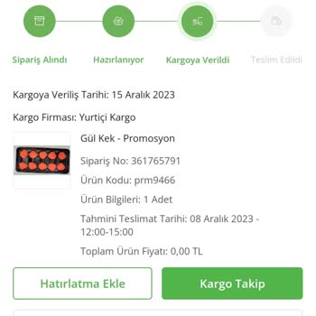 Çiçek Sepeti 1 Hafta Geciken Teslimat