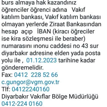 Ayın 16'sı Olmasına Rağmen VGM Bursum Hâlâ Yatırılmadı