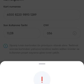 A101 Ödeme Basarisiz Sorunu