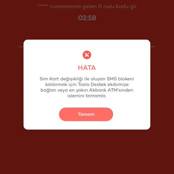 Tosla'da Sim Blokesi Kaldırma