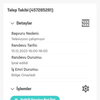 Grundig TV Arızası Nedeniyle Değişim Talebi
