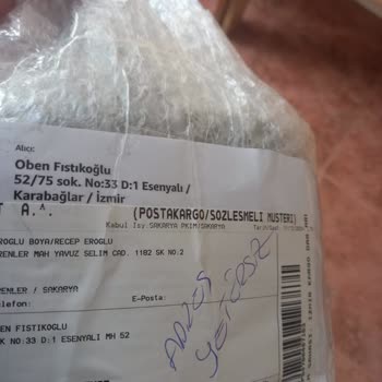 PTT Kargo Teslim Edilmeyen Kargo