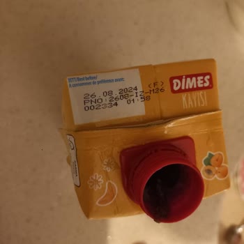 Dimes Gıda Küflü Meyve Suyu Hayal Kırıklığı!