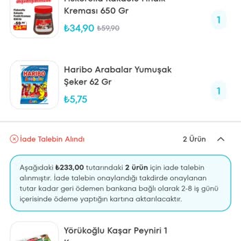 A101 Kapıda Gelmeyen Ürünler