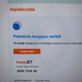 hepsiJET Kargo Sürecinde Kaybolan Telefonum