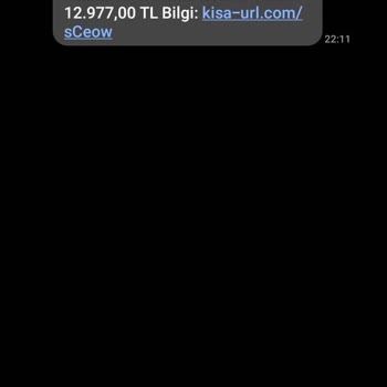 0850 557 30 02 Gelen Mesaj Böyle Sipariş Vermedim