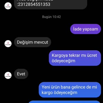 HemenElbise İade Değişim Olayı Çok Kötü.