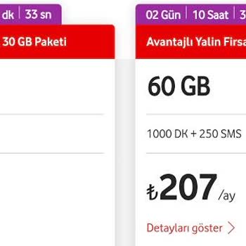 Vodafone 207 TL Olan Paketi 324 TL'ye Faturalandırma