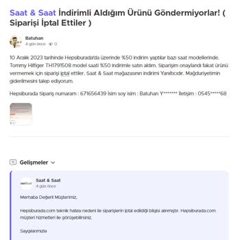 Hepsiburada İndirimli Şekilde Satın Aldığım Siparişi İptal Ettiler, Göndermediler!