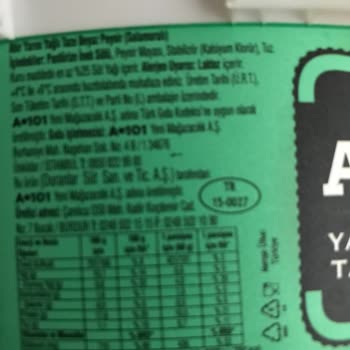 A101 Bozuk Peynir. Ahir Yarım Yağlı Taze Beyaz Peynir