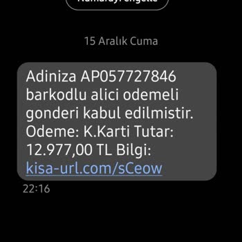 PTT Kargo Kisa-url.com/sceow Habersiz Ödemeli Gönderi Yapılıyor.