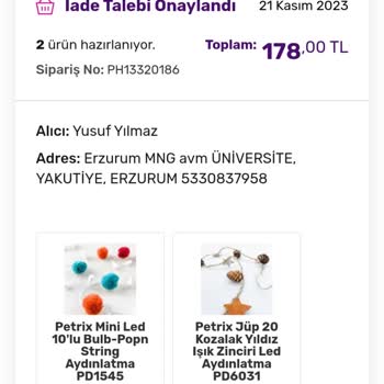 Gratis Ürün Teslimat Süreci
