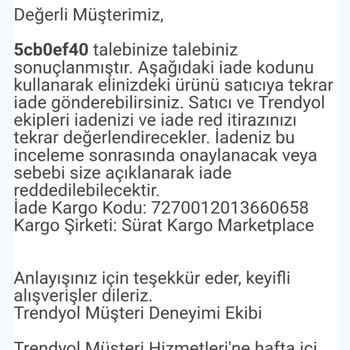 Trendyol İade Sürecindeki Mağduriyet