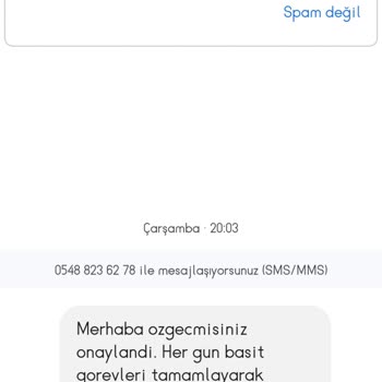 0548 823 62 78 Özgeçmişin Ele Geçmesi Hk.