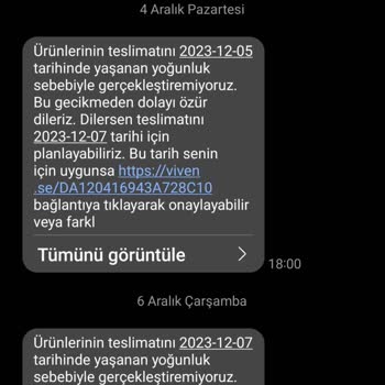 Vivense Tutarsızlığı, Sözünü Tutmayan Vivense