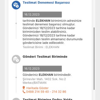 MNG Kargo Kargo Dağıtım Sorunu