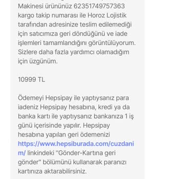 Hepsiburada İptal Edilen Ürün Ve Yaşanan Mağduriyet