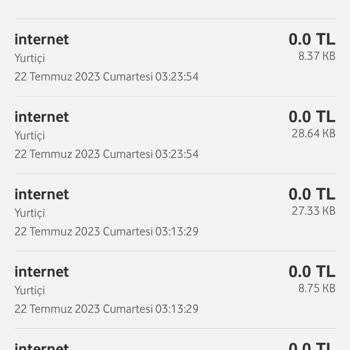 Vodafone Haksız Yere Düşülen GB Ve Ek Ücret