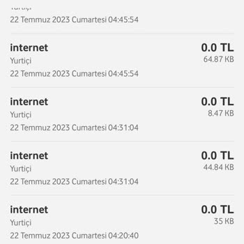 Vodafone Haksız Yere Düşülen GB Ve Ek Ücret