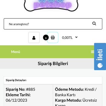 Wow Petshop Online Alışverişte Kedi Maması Mağduriyeti