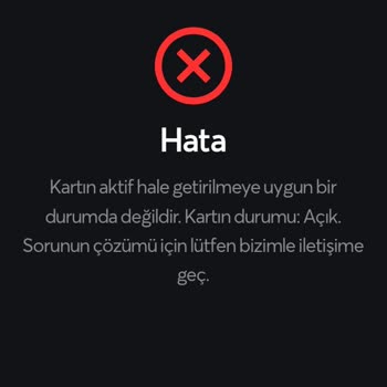 Papara Aktivasyon Hatası Sorunu