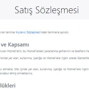 GamerMarkt Yasal Sürece Aktarıldım