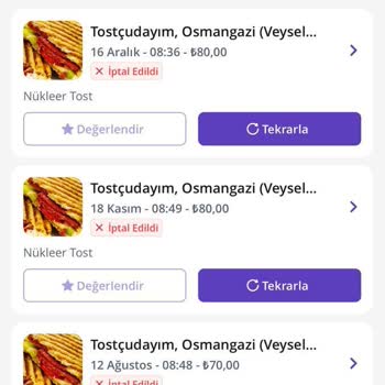 Getir Siparişimin Sürekli İptal Edilmesi