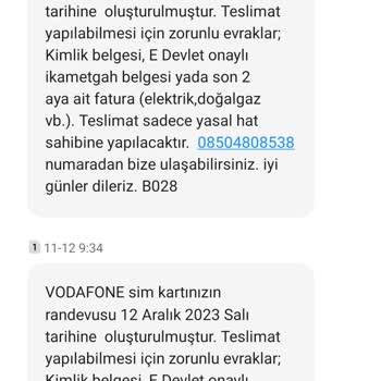 Glocal Chm Vodafone Hat İşlemleri