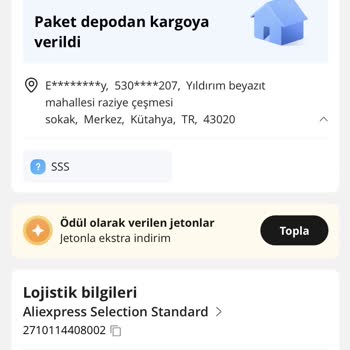 Aliexpress Yanlışlıkla İşlem Onayladım