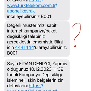 Türk Telekom Eksik Bilgilendirip Bir De Paramızı Alıyorlar
