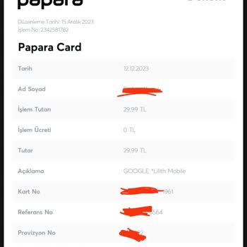 Google Play Hesabıma Gelmeyen Satın Alma İşlemi