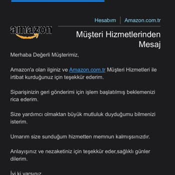 Amazon Telefonum Teslim Edilmiyor