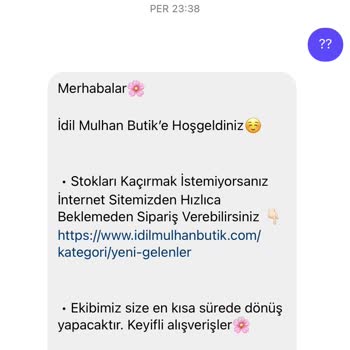 İdil Mulhan Butik Kusurlu Ürün Ve İletişimsizlik Sorunu