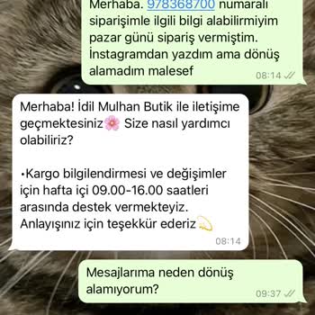 İdil Mulhan Butik Kusurlu Ürün Ve İletişimsizlik Sorunu