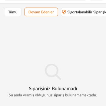 Trendyol Siparişlerim Bölümünde Siparişler Gözükmüyor