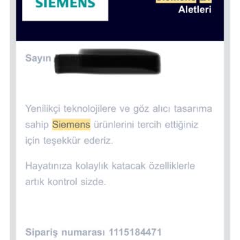 Siemens Kahve Makinesi 17 Gündür Teslim Edilmedi
