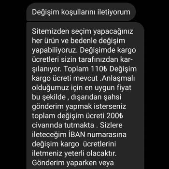 Dopaoutwear Değişim Hakkı Yazıyor Fakat Ücretli Değişim Yapıyorlar