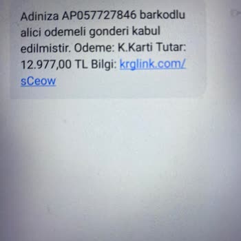 PTT Kargo İzinsiz Gönderim Krglink.com