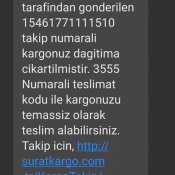 Sürat Kargo Kargo Şirketinde Problem