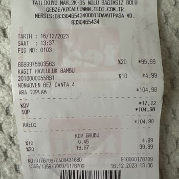 Tedi Discount Tekstil Mağazacılık Fiyat Farkıyla Şaşkınlık!